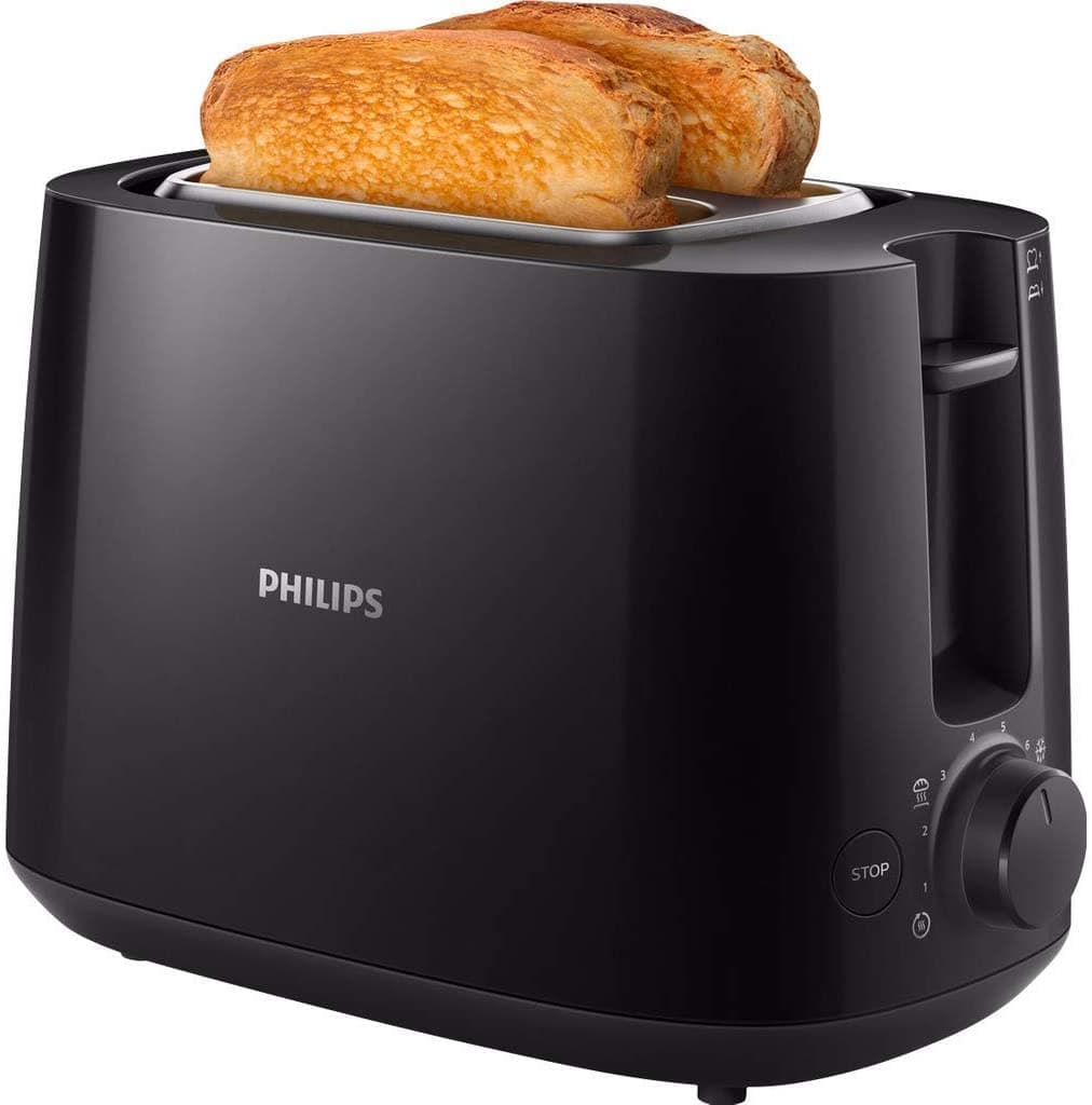 Tostadora Philips Negra HD2581/90 Daily Collection